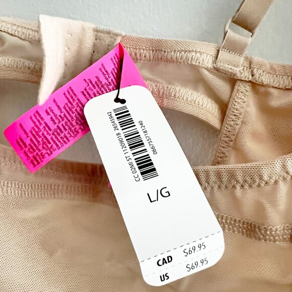 NWT - LA SENZA SHAPING BODYSUITS WOMEN'S LG - BEIGE - Picture 4 of 5